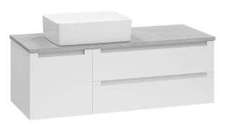 Подвесная тумба под раковину Brevita Cargo CAR-01120-011П2Я 120см белый